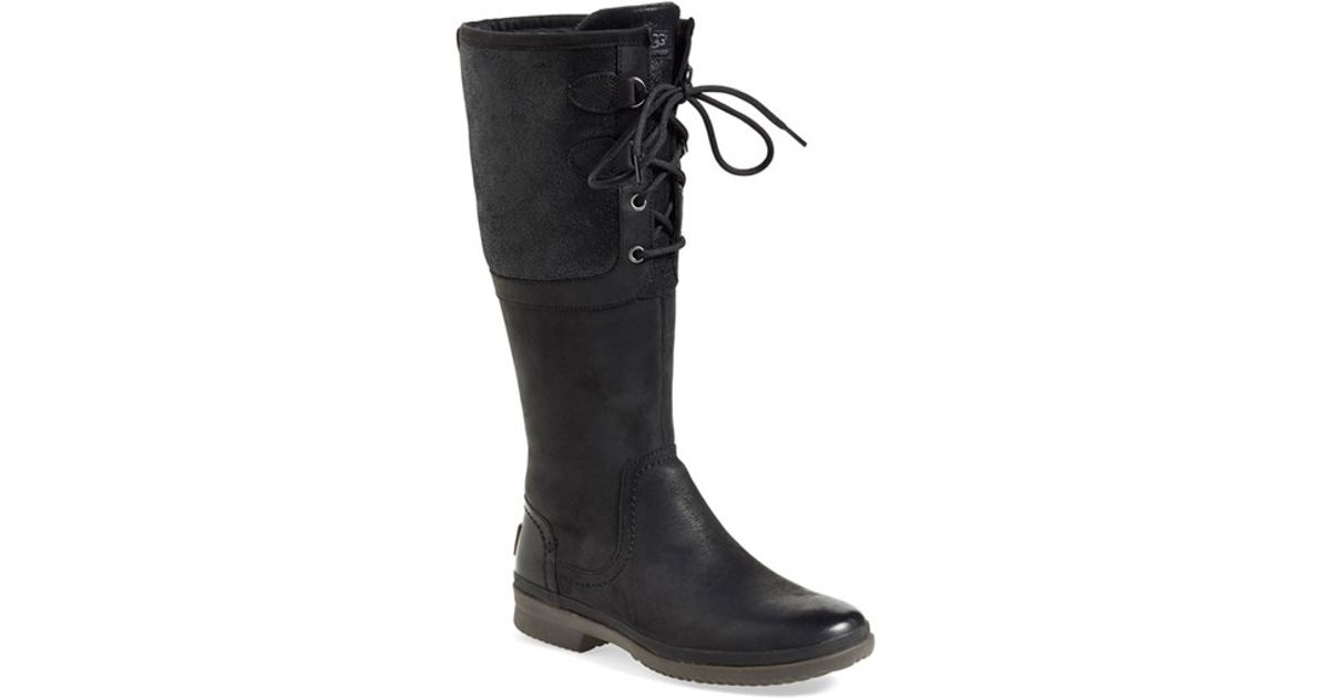 womens ugg 'elsa' boot in black womens ugg 'elsa' boot in black