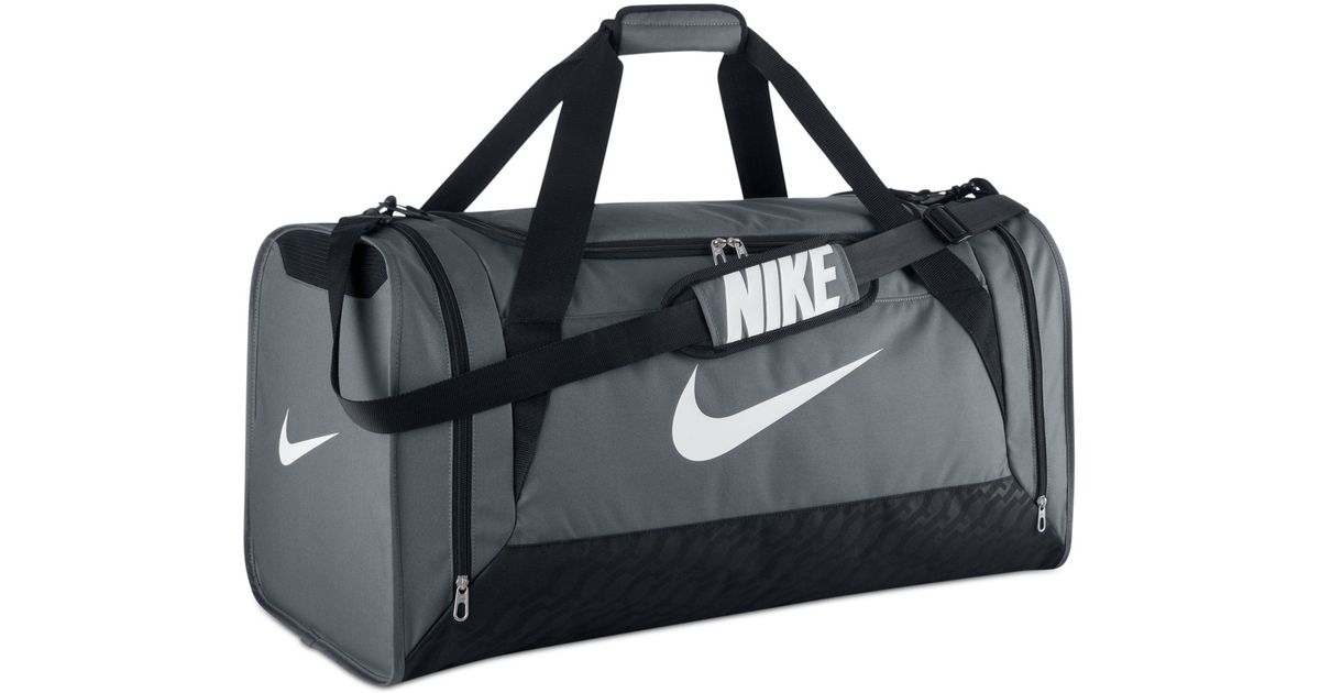 Nike Brasilia 6 Large Duffle Bag in Gray for Men | Lyst