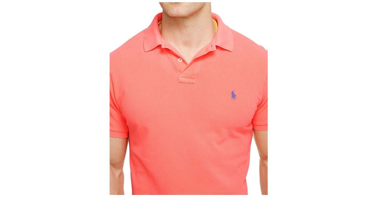coral ralph lauren shirt