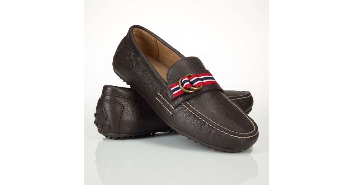 Polo Ralph Lauren Willem Ribbon Loafer in Brown for Men - Lyst