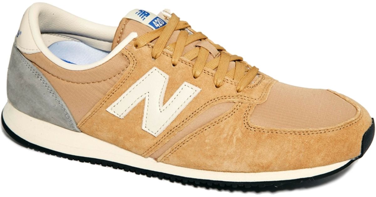 New Balance 420 Nubuck Trainers in 