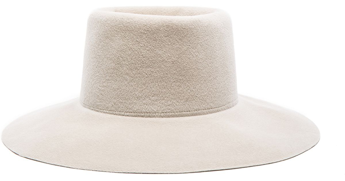 White gaucho hat Clearance