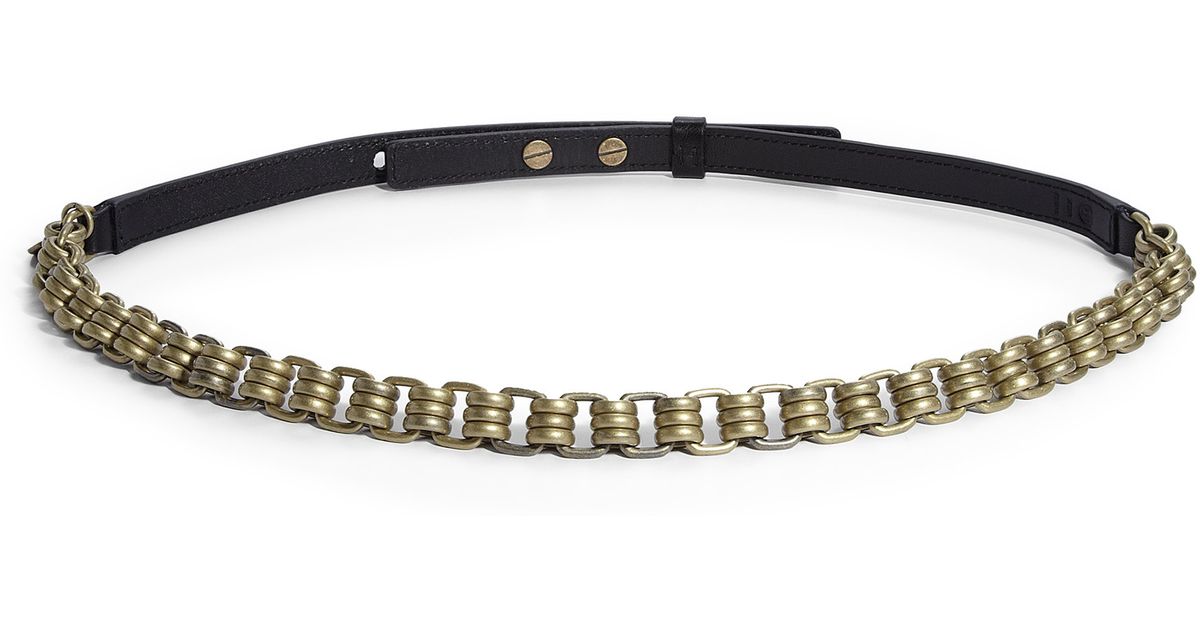 tory burch chain belt