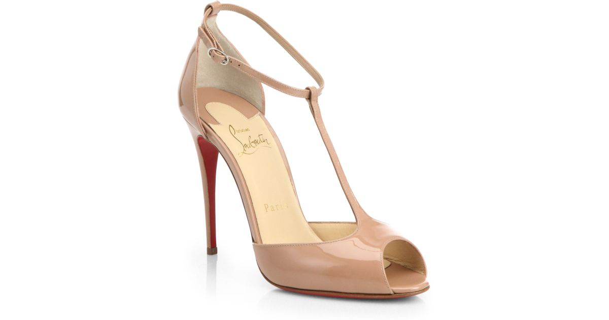 louboutin t strap heels