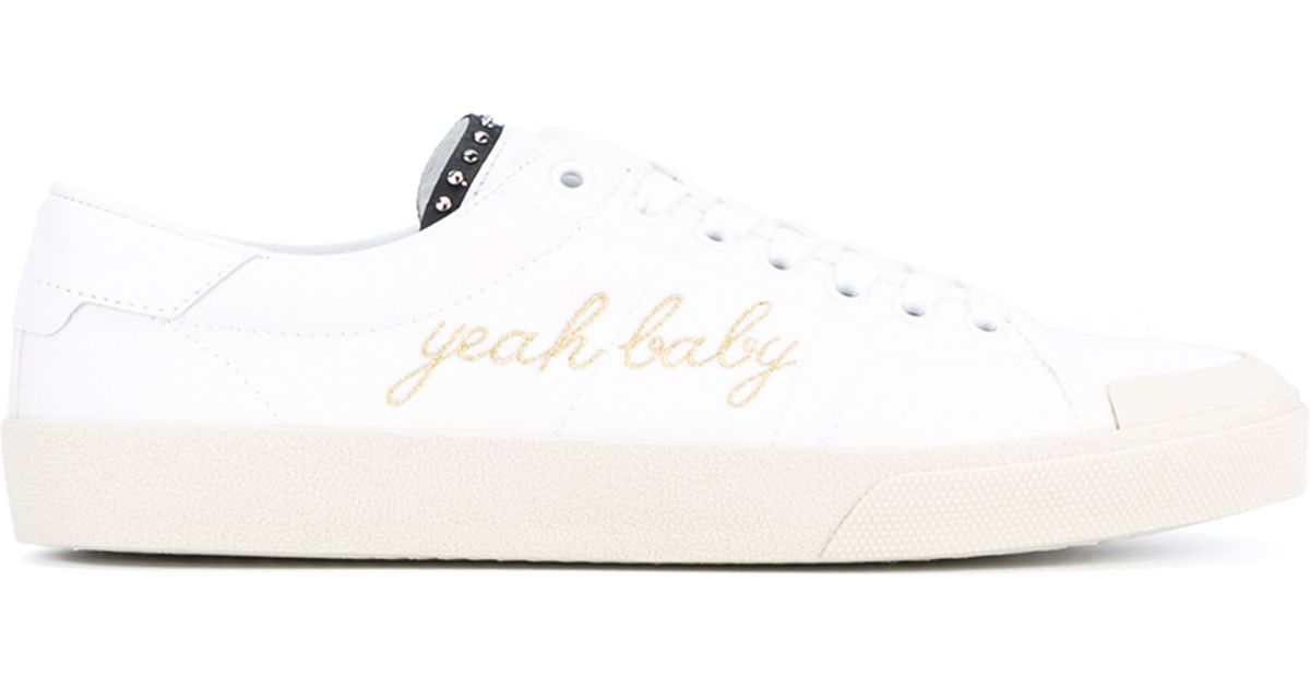 saint laurent yeah baby sneakers