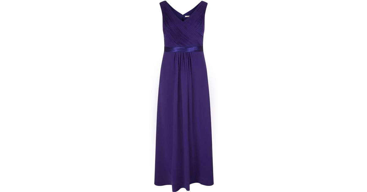 Jacques vert Evening Dress With Shawl in Purple | Lyst