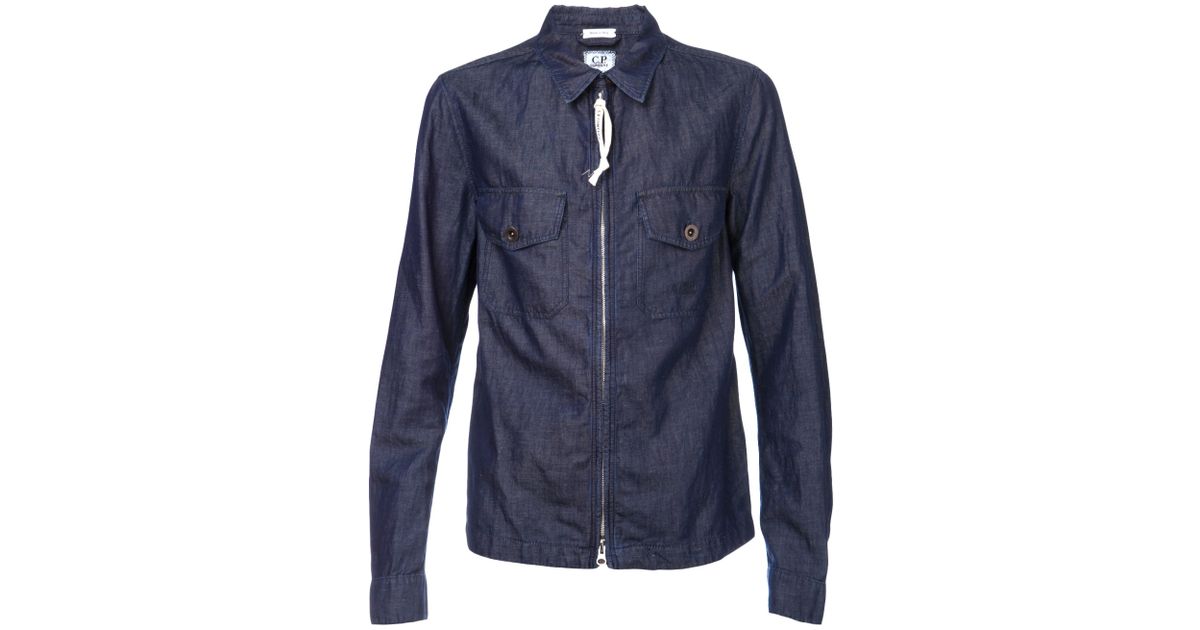 cp company denim jacket