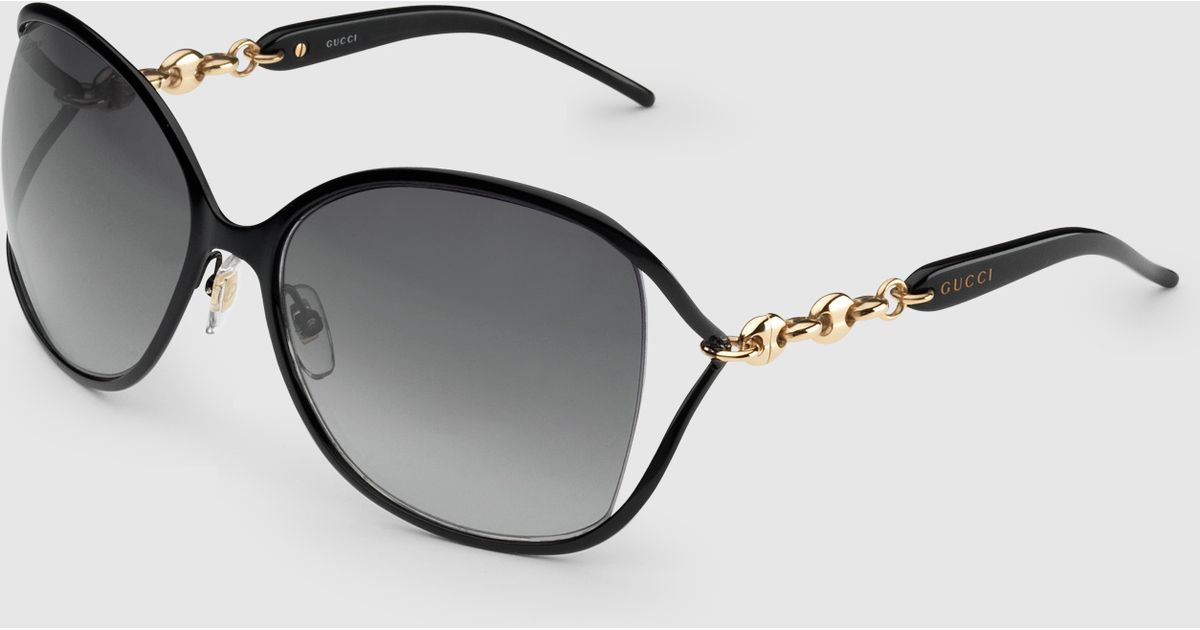 gucci marina chain sunglasses