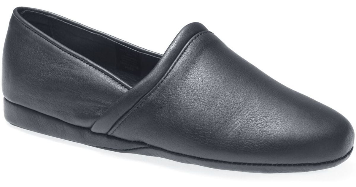 L.B. Evans Leather Aristocrat Opera Slippers in Black for Men - Lyst