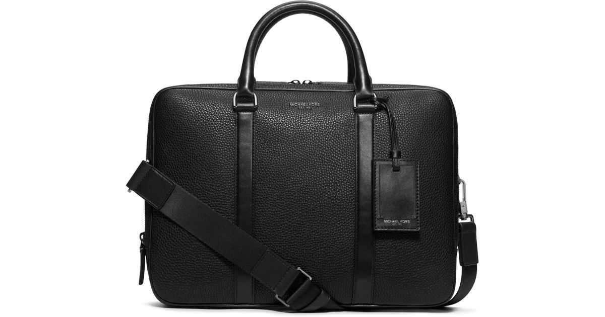 bryant large leather briefcase