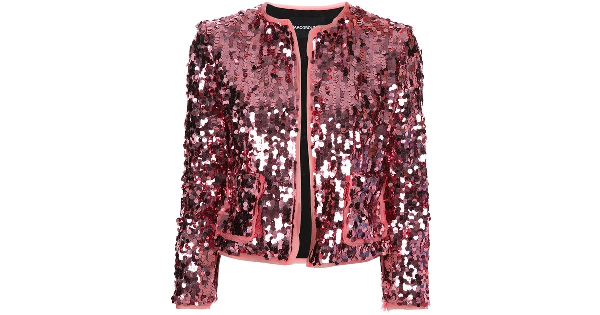 pink sequin jacket