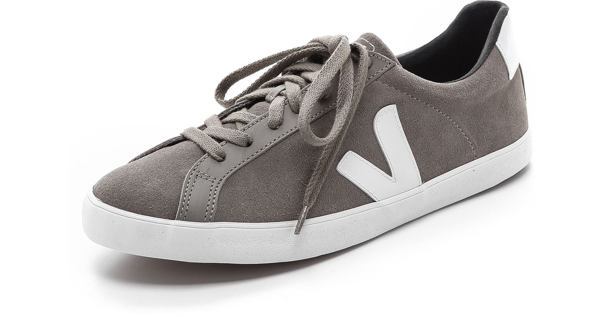 Veja Esplar Suede Sneakers in Grey 