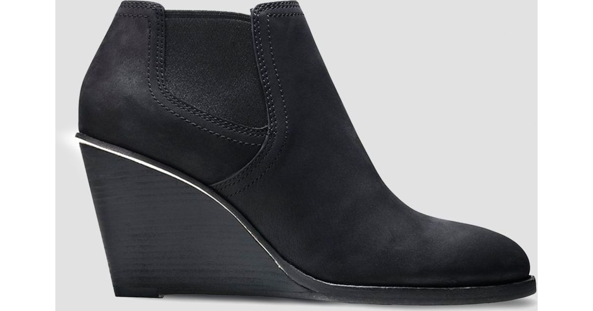cole haan wedge booties