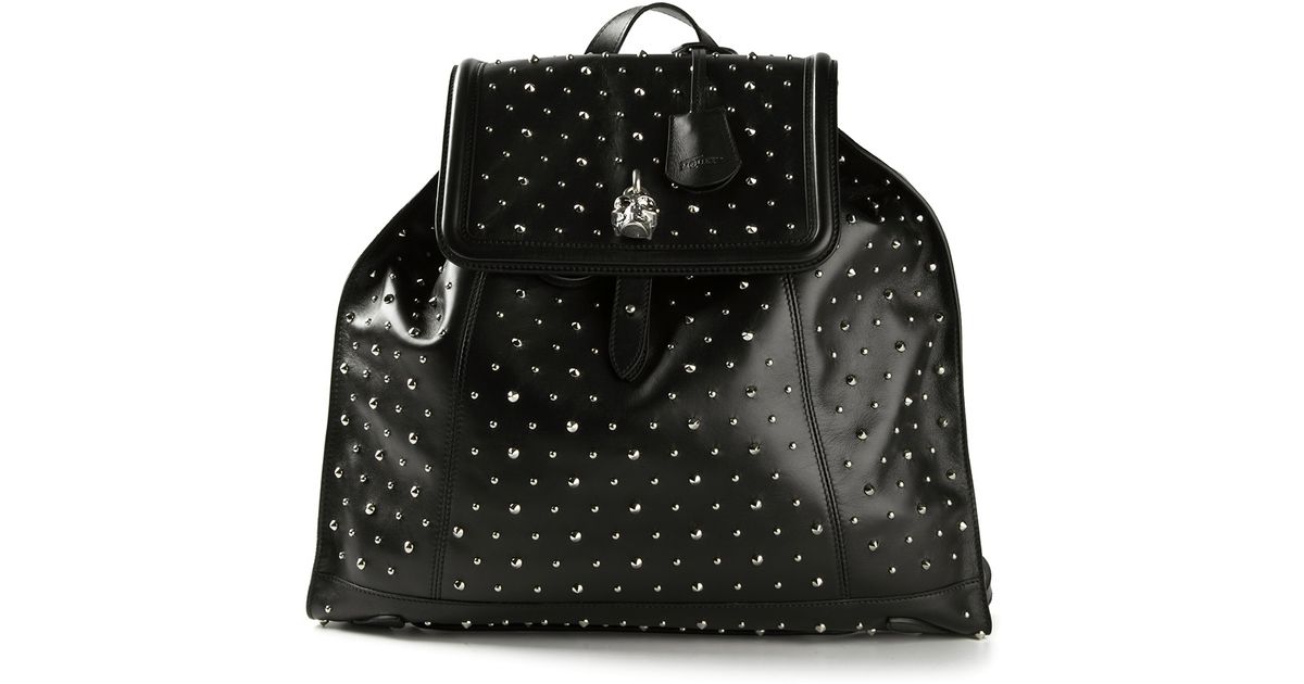 alexander mcqueen studded backpack