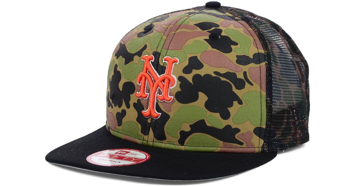 new york mets camo hat