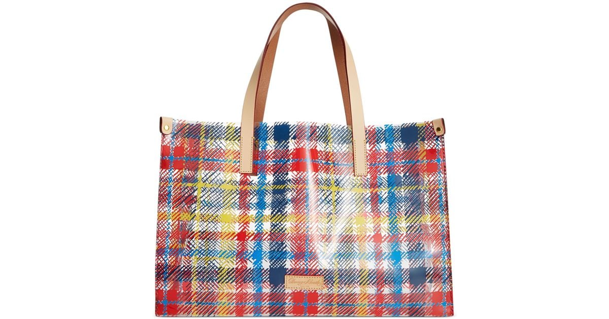Dooney & Bourke Chatham Clear Large Tote in Blue | Lyst