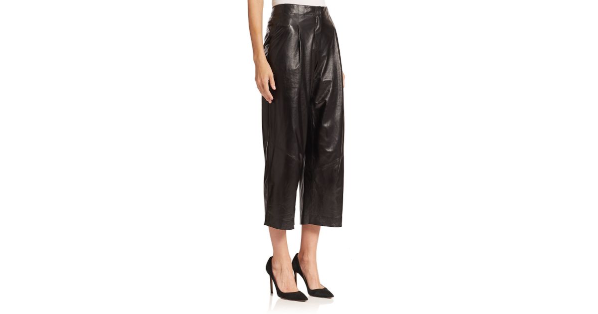 lafayette 148 leather pants