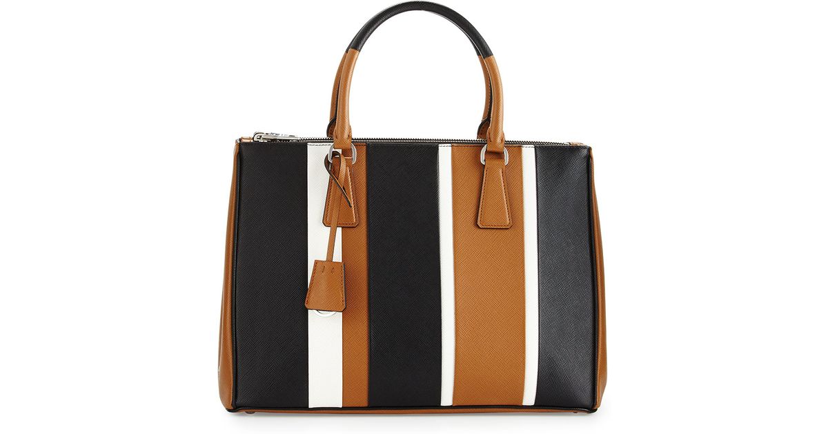 prada striped bag