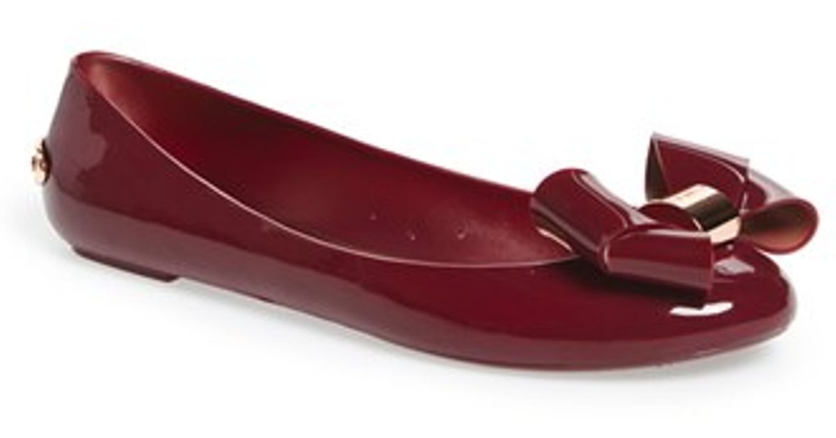 Ted Baker 'faiyte' Bow Jelly Flat in 