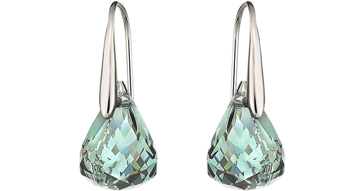 Lyst Swarovski Lunar Crystal Earrings In Metallic