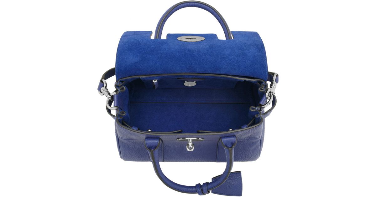 mulberry bayswater bag blue