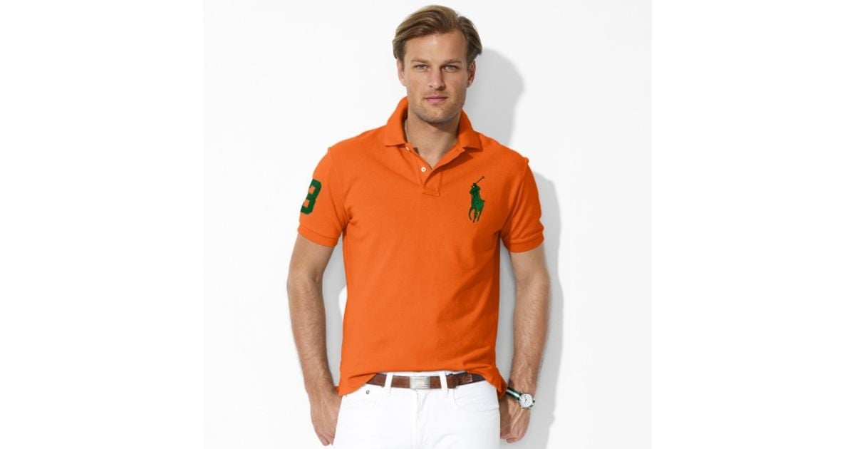 orange polo ralph lauren