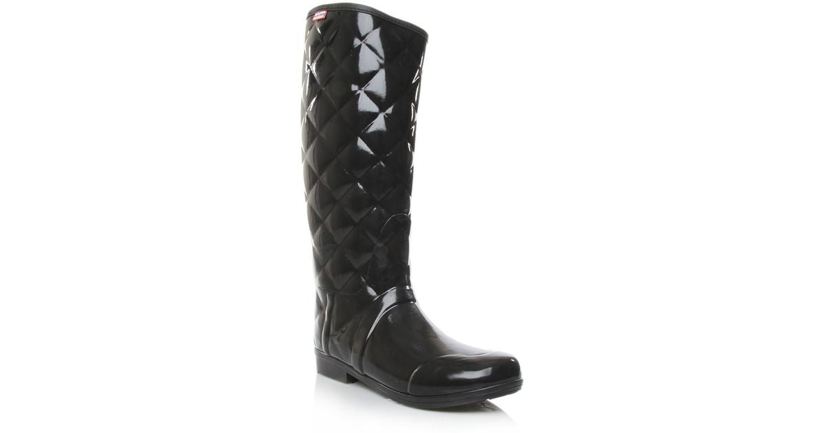Hunter quilted wellington boots hotsell