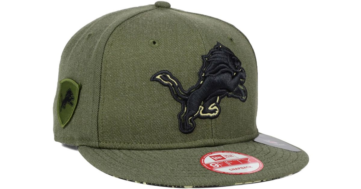 detroit lions camo hat