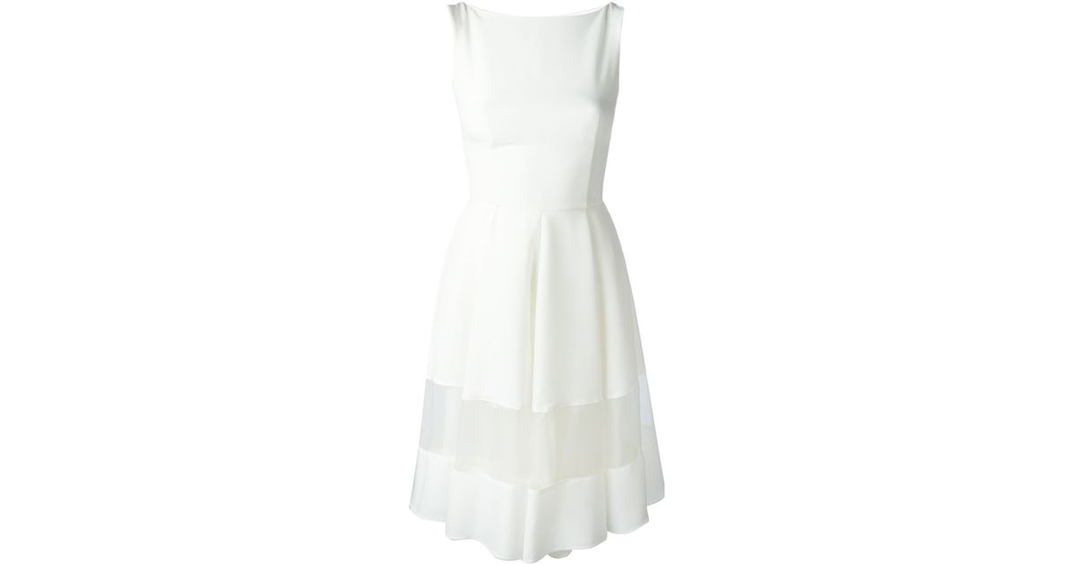 armani white dress