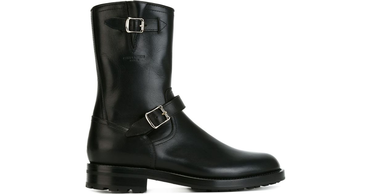 retro biker boots