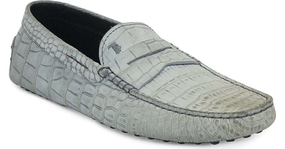 tod's crocodile loafers