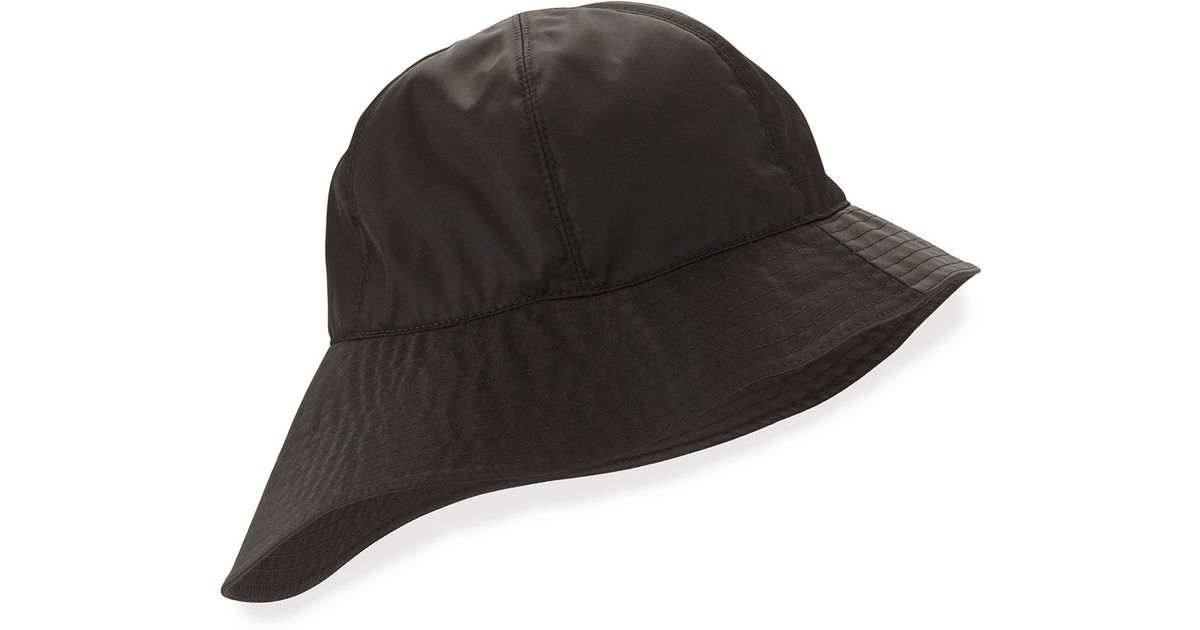 prada nylon rain hat