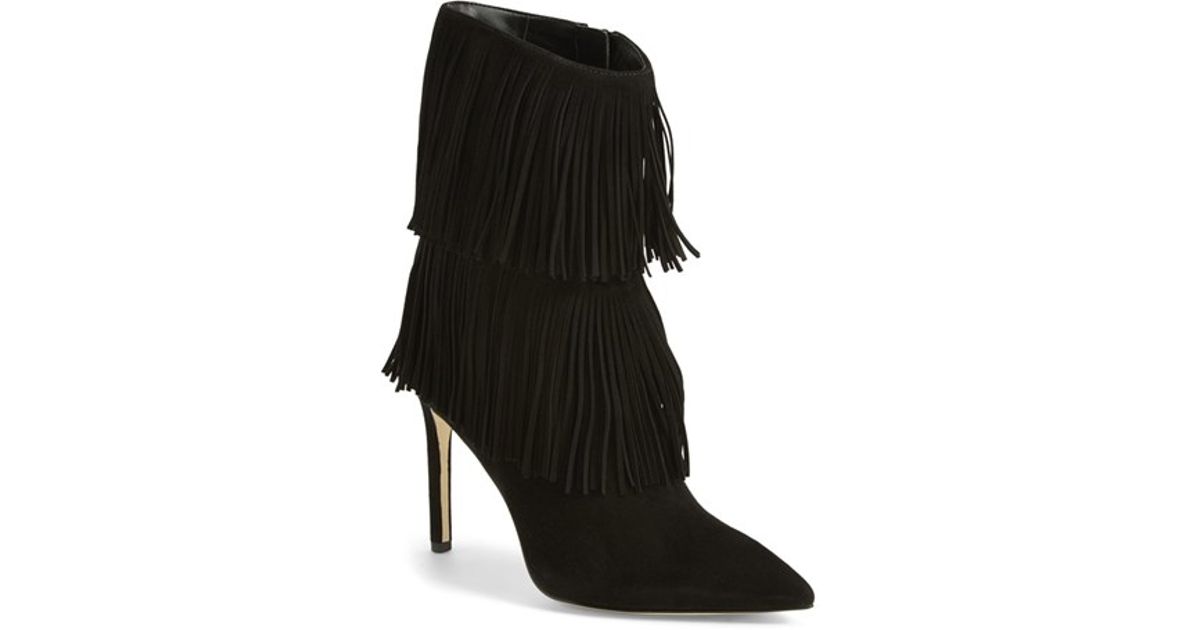 sam edelman black fringe boots