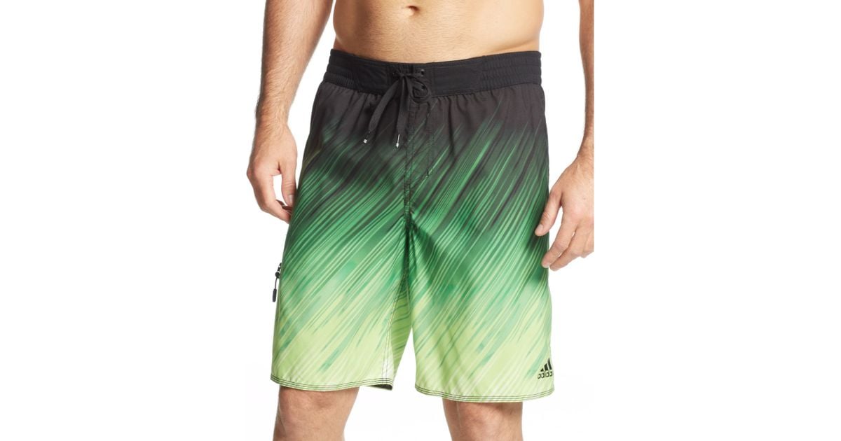 adidas Faded Volley Swim Shorts in Lime Green (Green) for Men Lyst