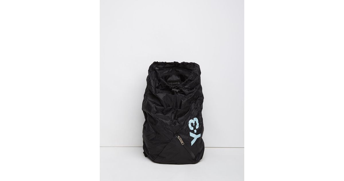 Y-3 Packable Backpack in Black for Men | Lyst