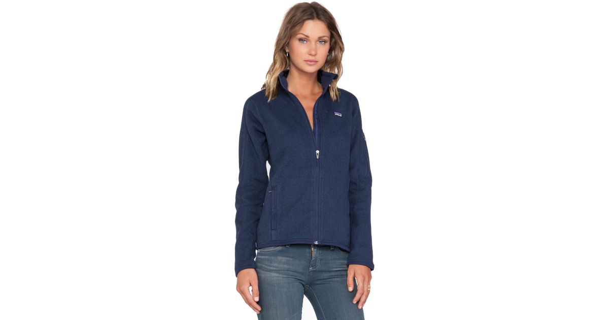 Patagonia Better Sweater Jacket in Blue - Lyst