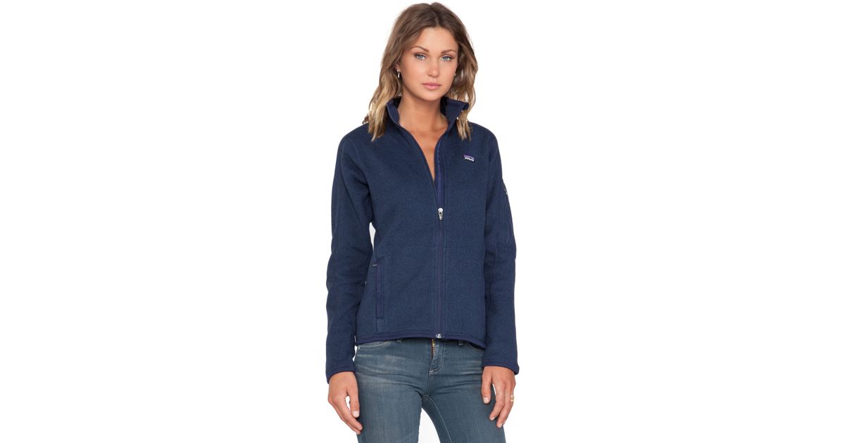 patagonia navy better sweater