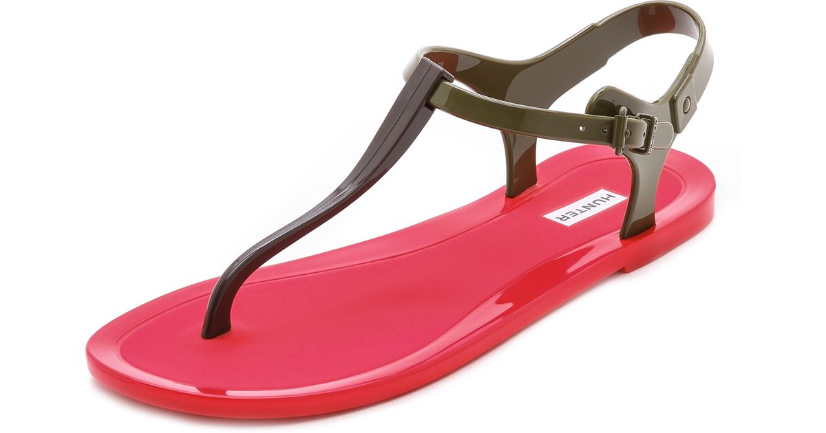 hunter beach sandals