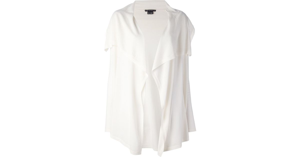 theory waterfall cardigan