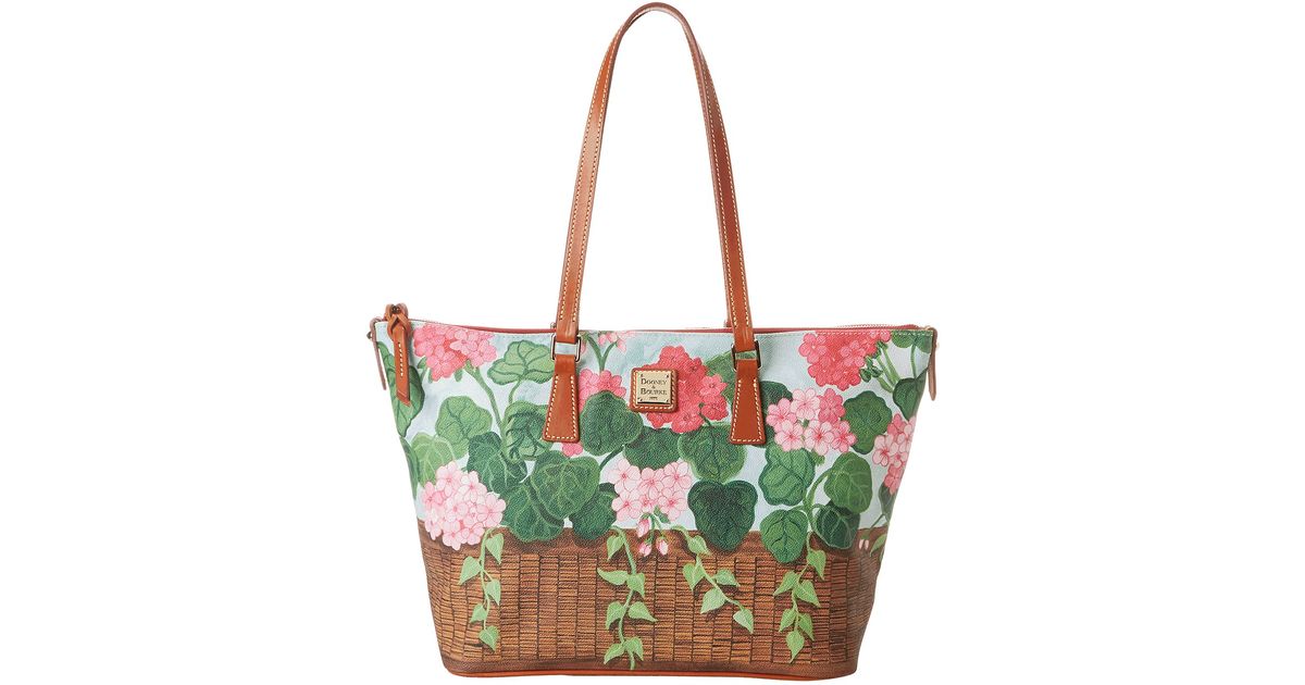 dooney and bourke zip top shopper