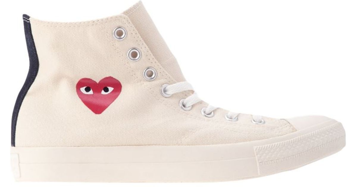 converse comme des garçons homme beige