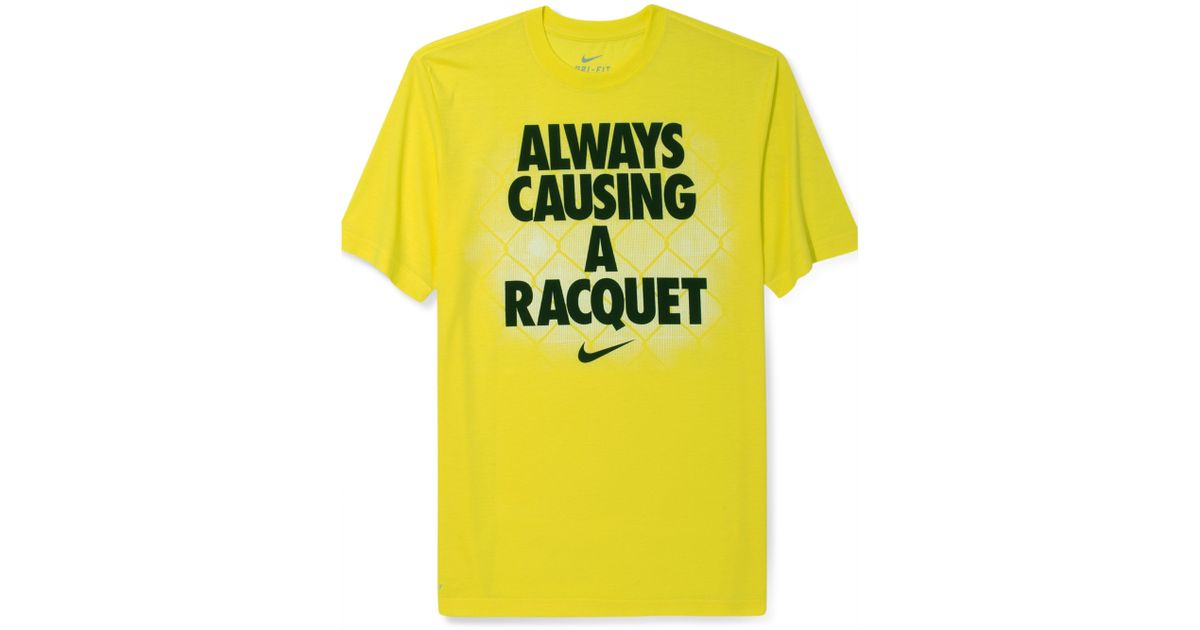 Nike Always Causing A Racquet Tennis in Yellow for Men - Lyst