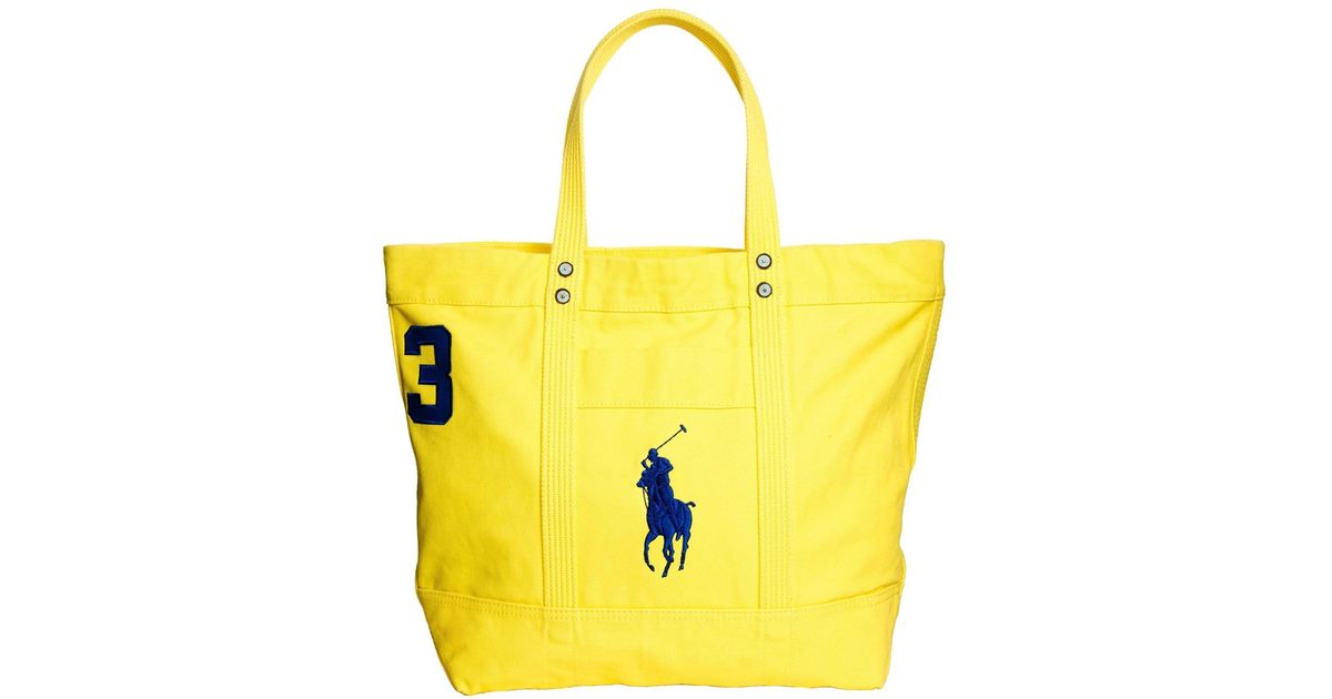 Ralph lauren yellow purse discount