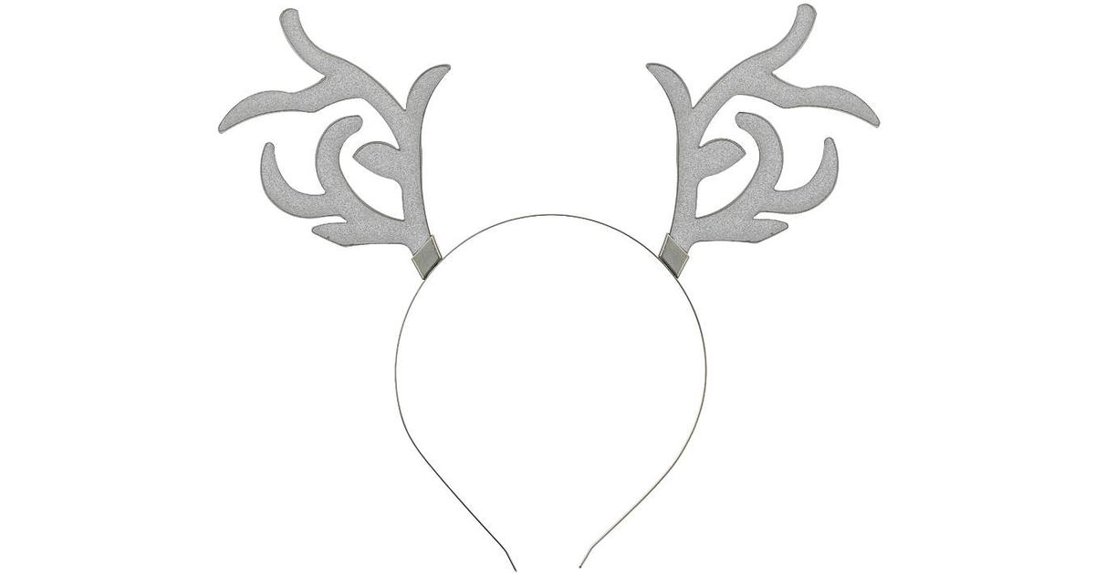 glitter antler headband