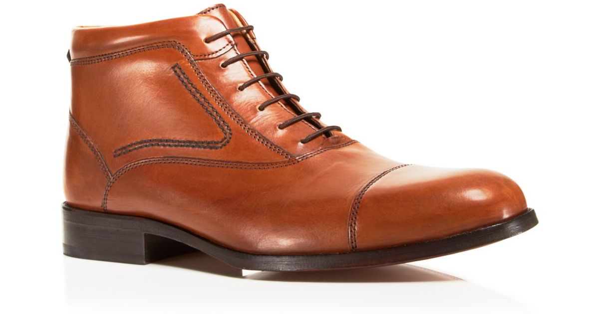 johnston and murphy stratton cap toe boot