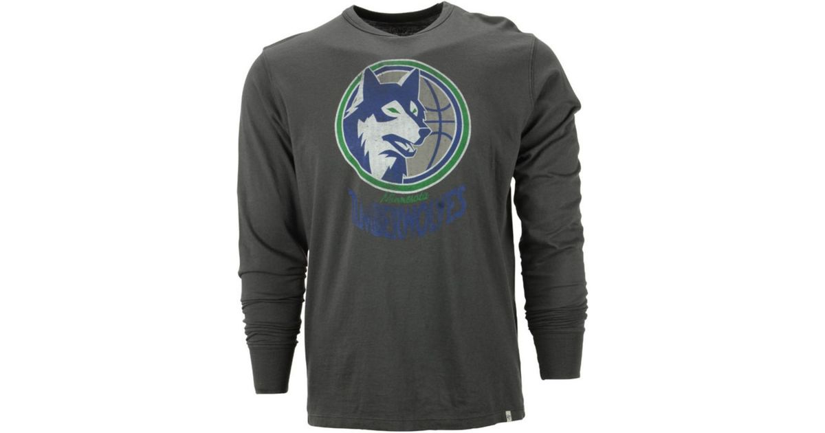 timberwolves long sleeve shirt