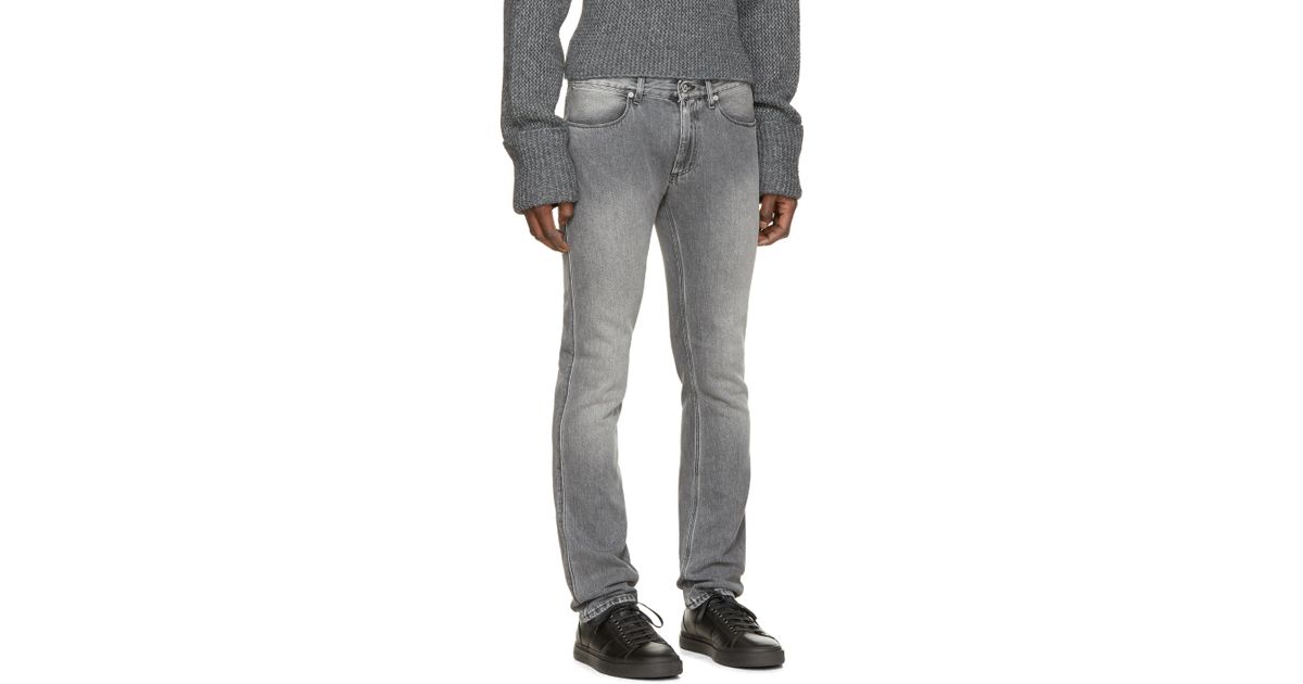 Acne Studios Grey Max Shot Jeans in 