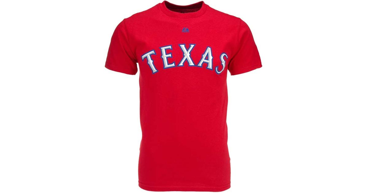 majestic texas rangers t shirts