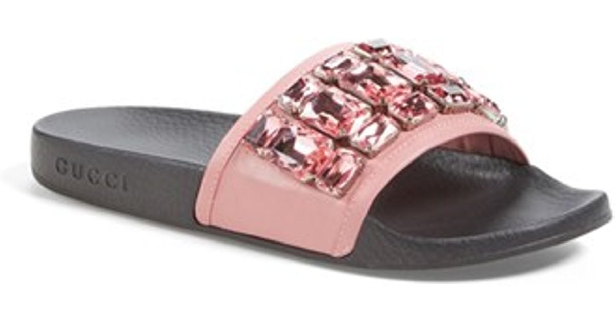 gucci slides rose