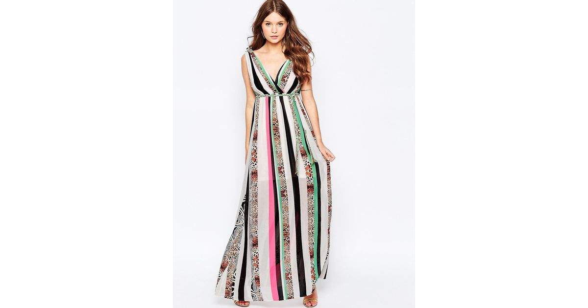 yas jungle maxi dress